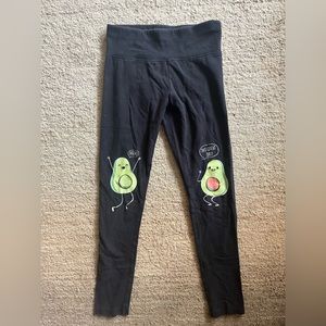 avocado leggings in black from justice size 10 kids girls!